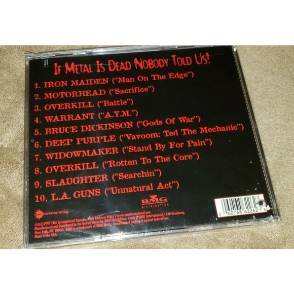 CMC THE BEST OF METAL sealed cd warrant la guns slaughter - Picture 4 of 4